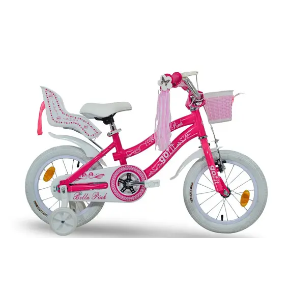 Biçiklete per femije 14" Kids Bike Bella, Roze
