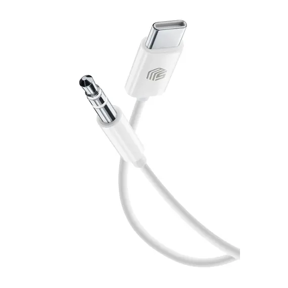 Kabell Audio 3.5mm Jack to Type-C , bardhe