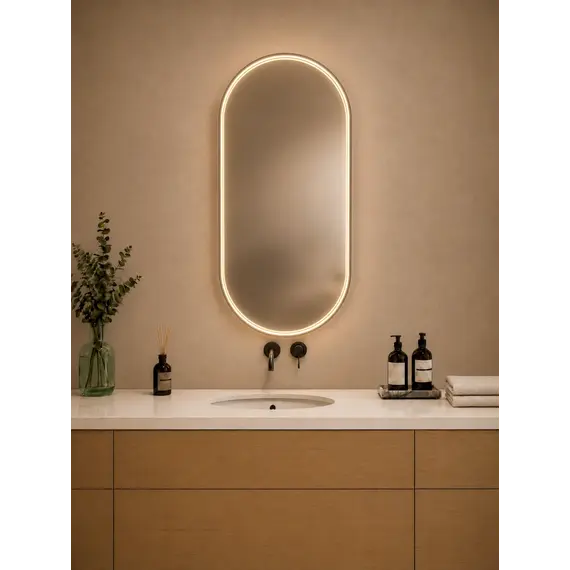 Pasqyre led 50x100cm me 3 ngjyra ndriçimi