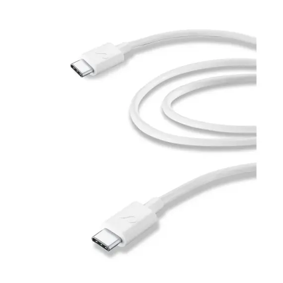 Kabell CellularLine USB usb-c to usb-c 2 m, bardhe