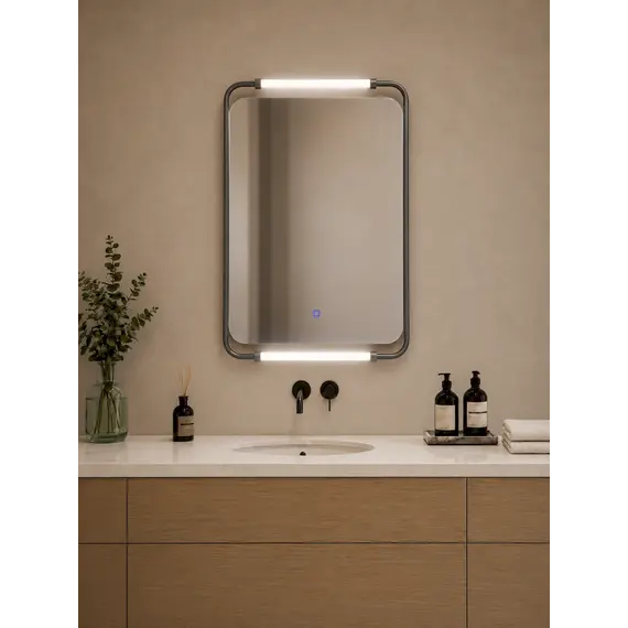 Pasqyre led 60x81.6cm me 3 ngjyra ndriçimi