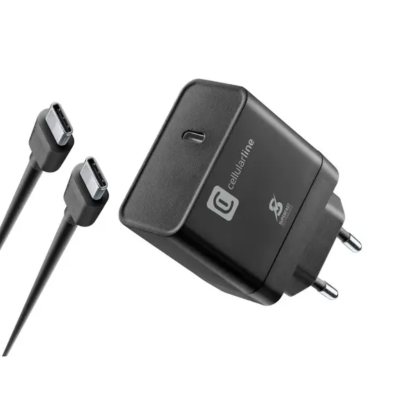 Adapter CellularLine USB-C C2C, 40W, zeze