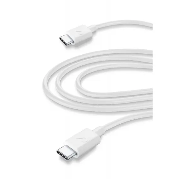 Kabell CellularLine USB C2C, 3m, bardhe