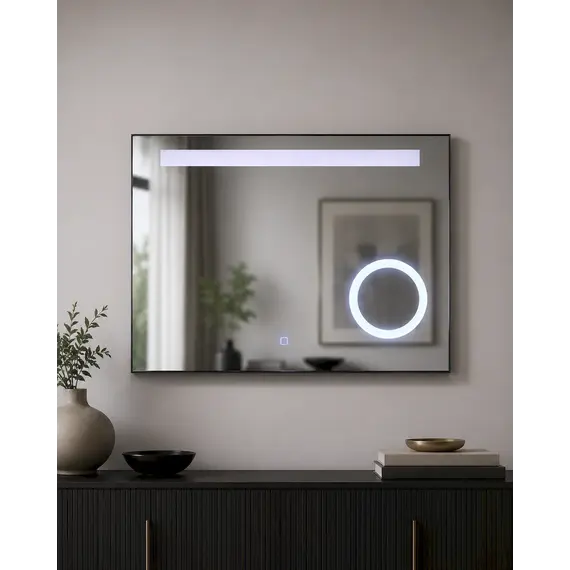 Pasqyre led 60x80cm me 3 ngjyra ndriçimi, 2 image