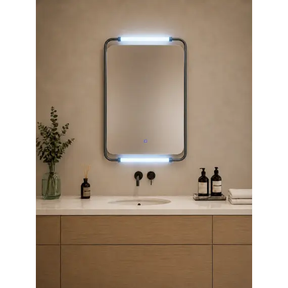 Pasqyre led 60x81.6cm me 3 ngjyra ndriçimi, 2 image