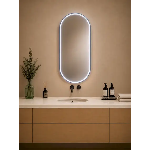 Pasqyre led 50x100cm me 3 ngjyra ndriçimi, 2 image