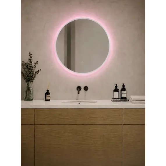 Pasqyre led 70x70cm me 3 ngjyra ndriçimi, 2 image
