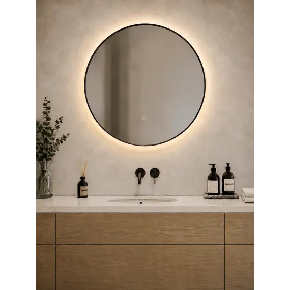 Pasqyre led 70x70cm me 3 ngjyra ndriçimi, 2 image
