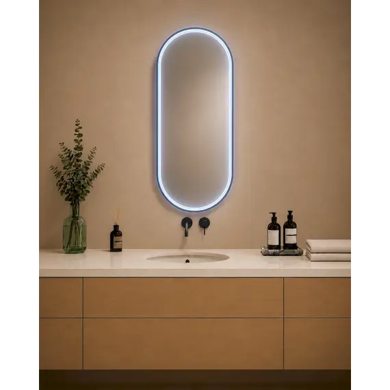 Pasqyre led 50x100cm me 3 ngjyra ndriçimi, 3 image