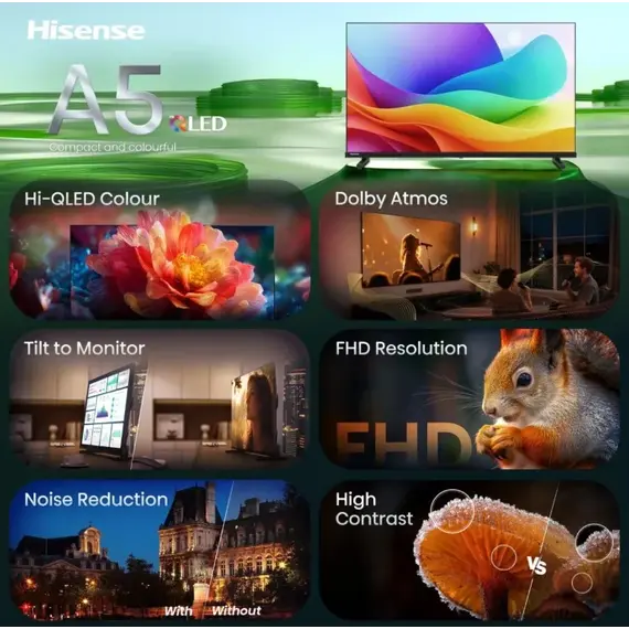 Televizor Hisense 40" 40A5S QLED Full HD 4