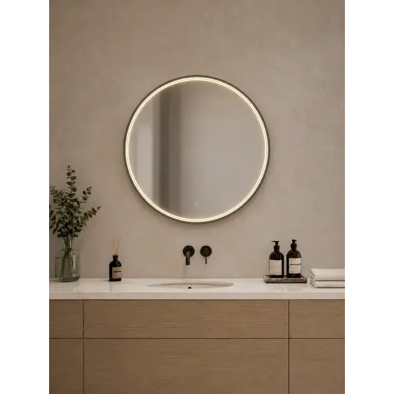 Pasqyre led 70x70cm me 3 ngjyra ndriçimi, 3 image