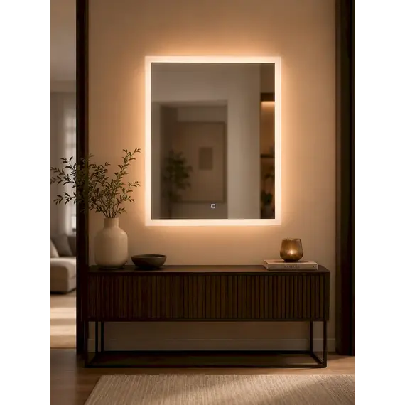 Pasqyre led 60x80cm me 3 ngjyra ndriçimi, 4 image