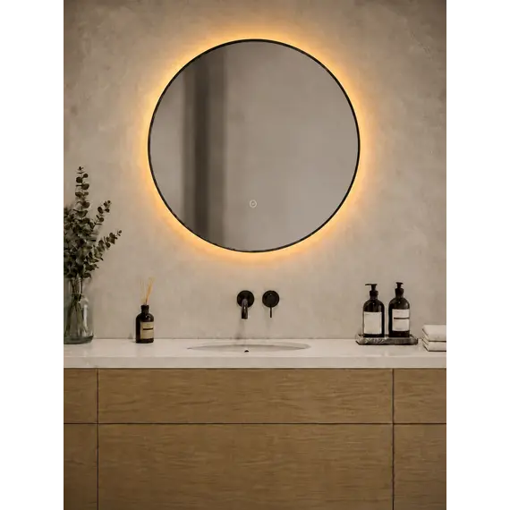 Pasqyre led 70x70cm me 3 ngjyra ndriçimi, 4 image