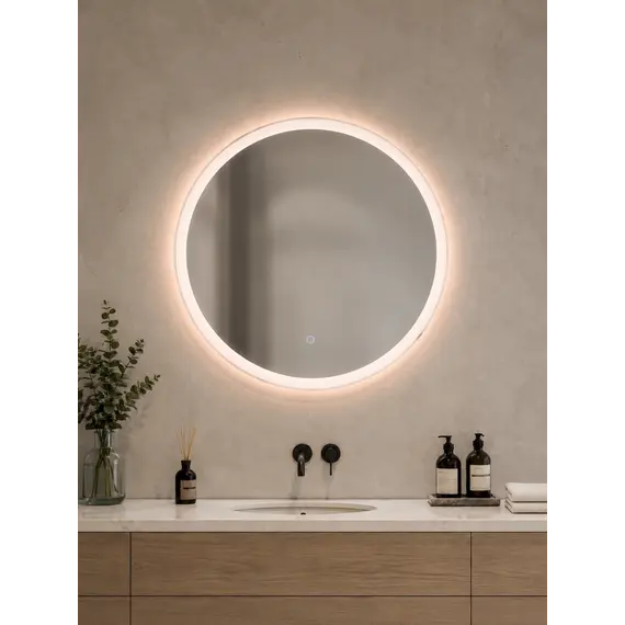 Pasqyre led 70x70cm me 3 ngjyra ndriçimi, 4 image