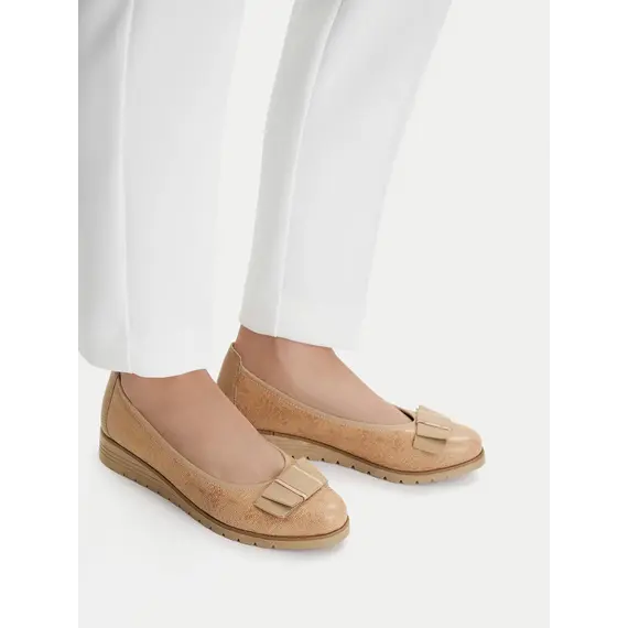 Balerina per femra Lasocki, Madhësia: 37, Ngjyra: Bezhë, 2 image