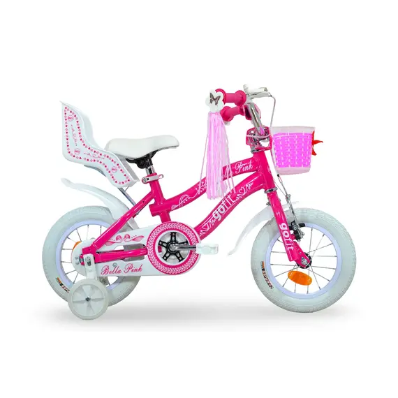 Biçiklete per femije 12" Kids Bike Bella, Roze