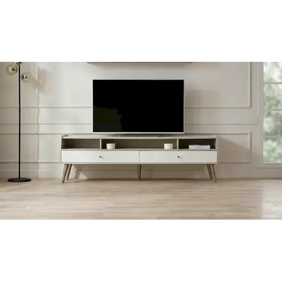Tv Komode Venta, sand stone, bardhe