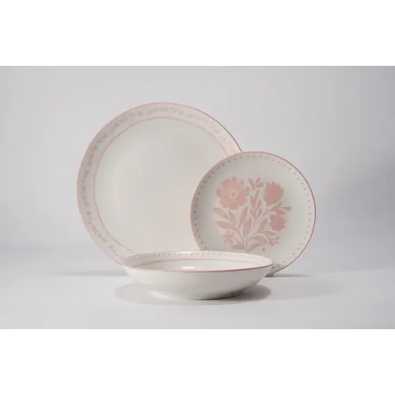 Pjata set 18c, "E" Ayana rozë, Ngjyra: Rozë