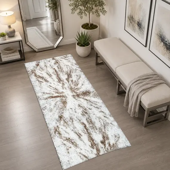 Tepih 80x150 Krem Camel Shagy GO-JS530, Madhësia: 80*300, Ngjyra: E përzier