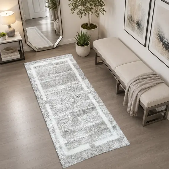 Tepih 80x150 Krem, Bezhë Shagy GO-JS799, Madhësia: 80*300, Ngjyra: E përzier