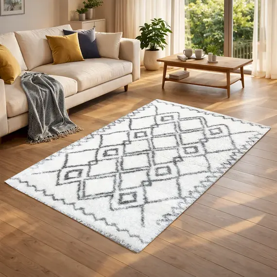 Tepih 80x150 Krem, Hiri mbyllur Shagy GO-JS529, Madhësia: 80*150, Ngjyra: E përzier