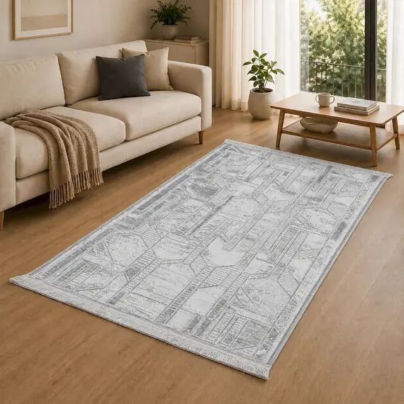 Tepih 80x150 Hiri hapur Lazer GO-LZ124, Madhësia: 80*150, Ngjyra: E përzier