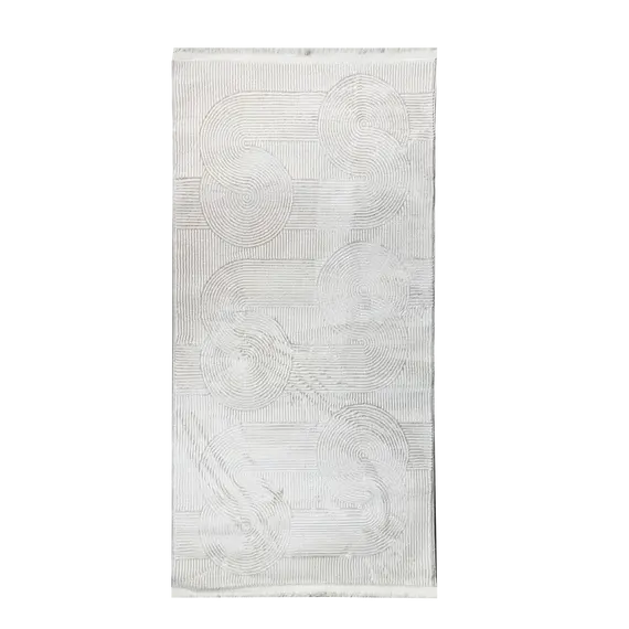Tepih 80x150 Bardhë, Bezhë Vera GO-C6721A VRB 13, Madhësia: 120*180, Ngjyra: E përzier, 2 image