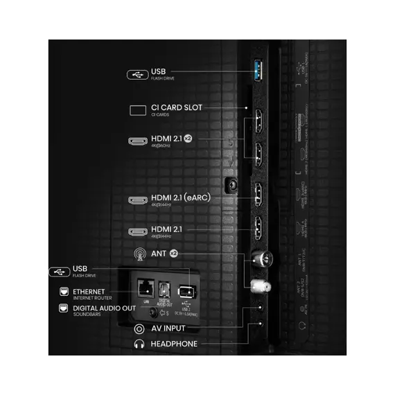 Televizor Hisense 55" 55U7Q ULED Mini-LED 4K 4