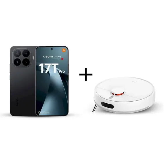 Telefon Xiaomi 17T Pro 6,83" 12GB RAM, 512GB ROM, zeze + Robot Xiaomi S40 7