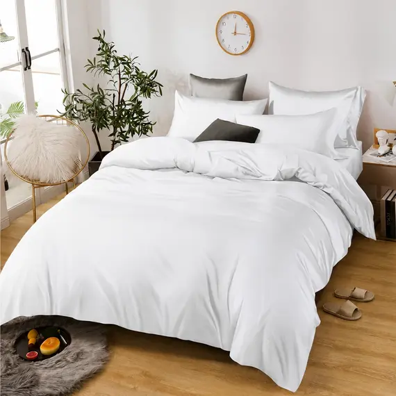 Set mbulesa SATEN BAMBOO 210 TC 140x220- BARDHE