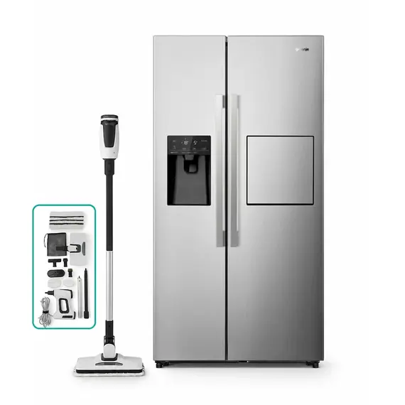 Frigorifer Gorenje NRS9182VXB1 + Fshese me avull Gorenje SC1506W