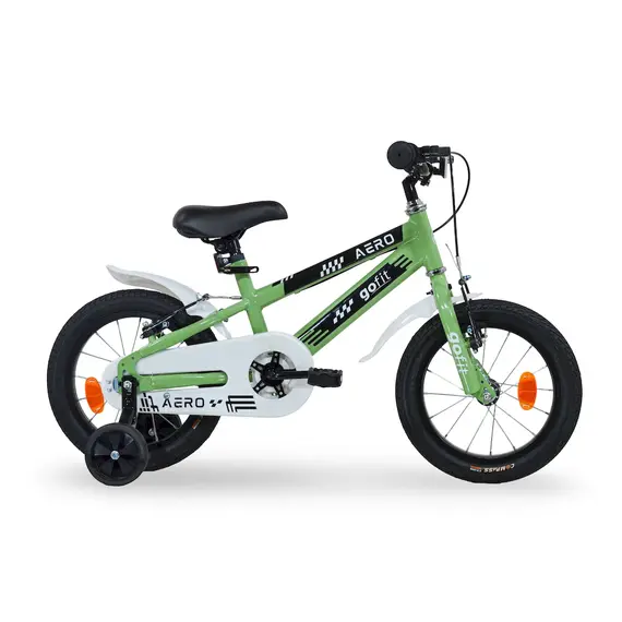 Biçiklete per femije 14" Kids Bike Aero, Gjelbert