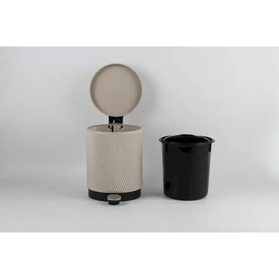 Shportë për mbeturina, 5l, Ngjyra: Bezhë, 4 image
