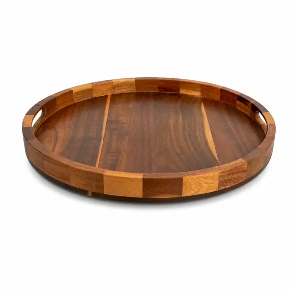 Acacia Tabak rrotulluese Lazy Susan 46*6cm, 2 image
