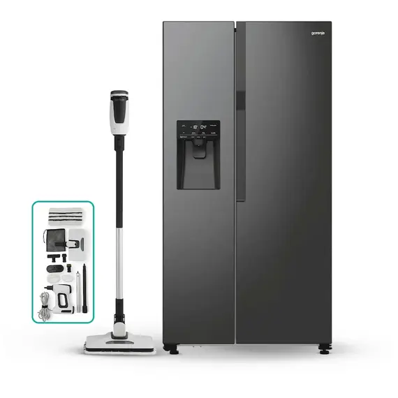 Frigorifer Gorenje NRR9185ESBXL + Fshese me avull Gorenje SC1506W