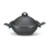 PENSOFAL Tenxhere VapSì wok 2 doreza +mbulese me vrima+pirun+kapak (24cm), 2 image