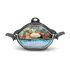 PENSOFAL Tenxhere VapSì wok 2 doreza +mbulese me vrima+pirun+kapak (24cm)