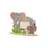 Kornizë druri për ngjyrosje (Elephant)