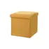 Tabure katrore magazinimi Suede  33cm(Yellow), Ngjyra: Verdhë
