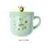 Tas qeramike me kapak Bee Series 400mL(Green), Ngjyra: Gjelbërt, 6 image