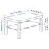 IKEA LACK Tavolinë 90x55 cm / kafe, 4 image