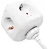 Kabëll Vazhduese Logilink, Ac 250V 2Xusb 4X,  1, 4M,  Bardhë , 3 image