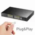 Switch Cudy Fs1018Ps1 16-Port 10, 100M Poe,  With 1 Combo Sfp Port, 4 image