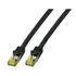 Kabëll Patchkabel Cat6A Rj45 Sftp Pimf  15M,  Zezë 