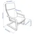 IKEA PELLO Fotele, bezh, 5 image