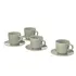 IKEA FARGKLAR Filxhan set 4 cope 25cl / gjelbërt