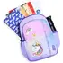 Çante Bubbles unicorn 04 school backpack lilac, 4 image