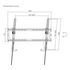 Mbajtese Statike per Televizor S-BOX 37"-80",PLB 3446T-S, 6 image