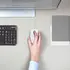 Maus Logitech M100 USB ,Bardhe, 4 image