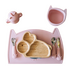Pjatë silikoni Kitty pink, Ngjyra: Rozë